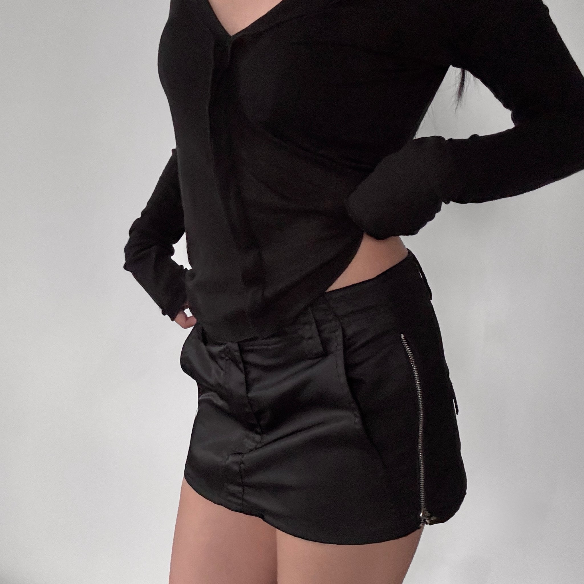 zip up skorts