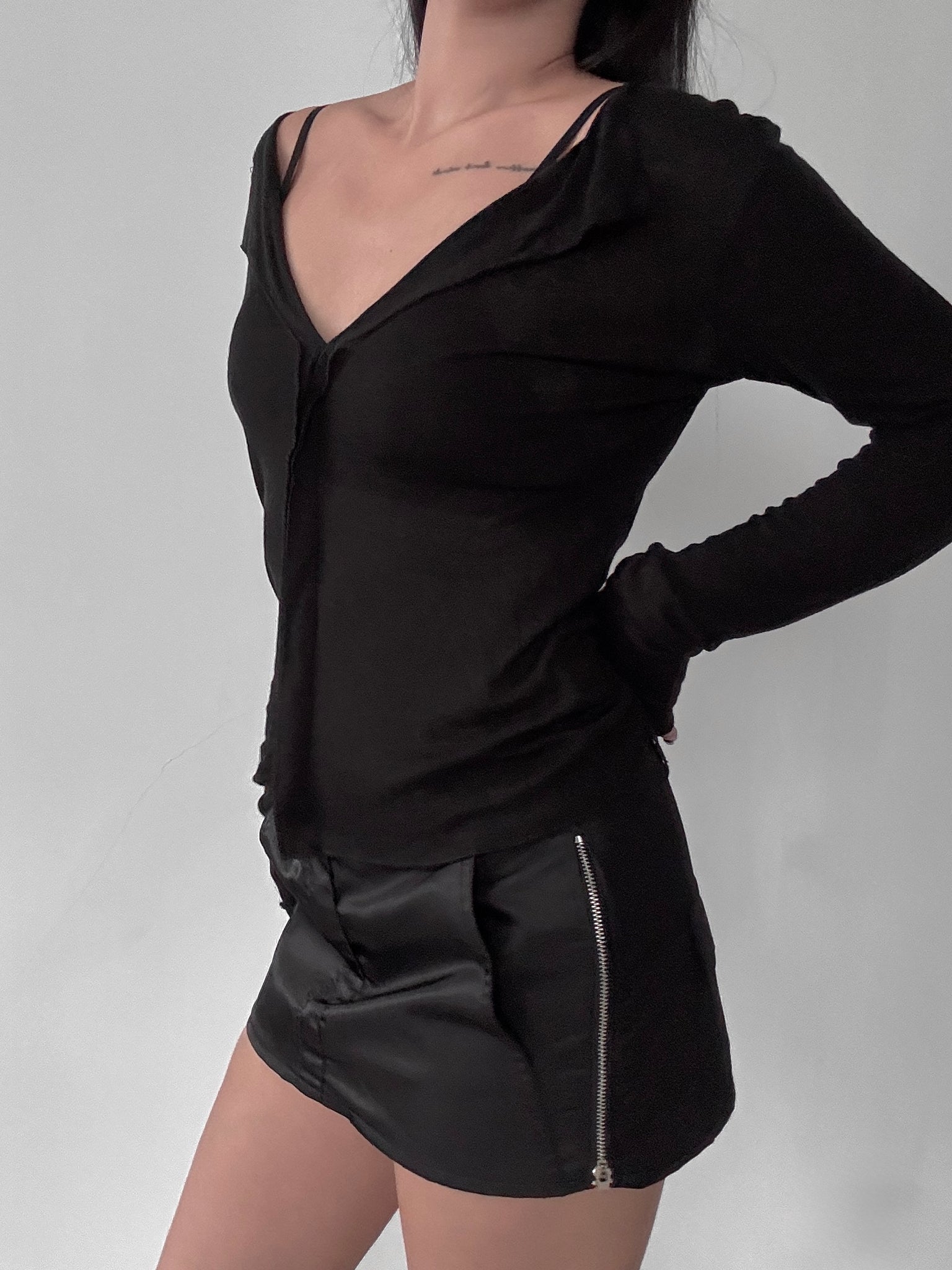 zip up skorts
