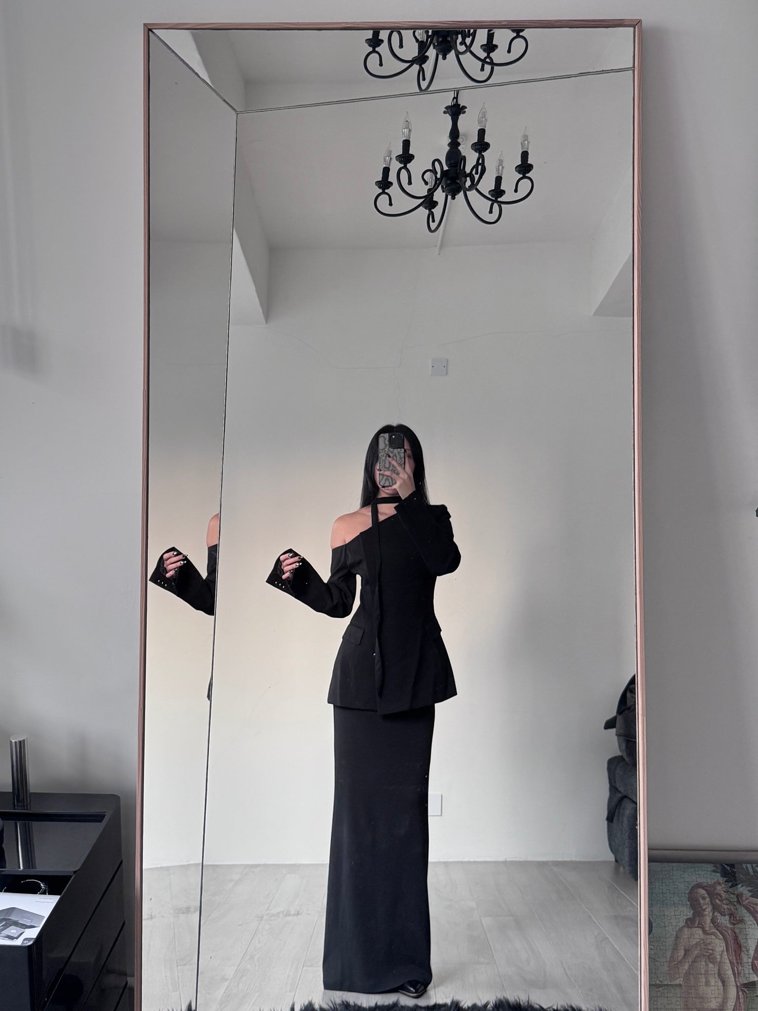 off shoulder blazer