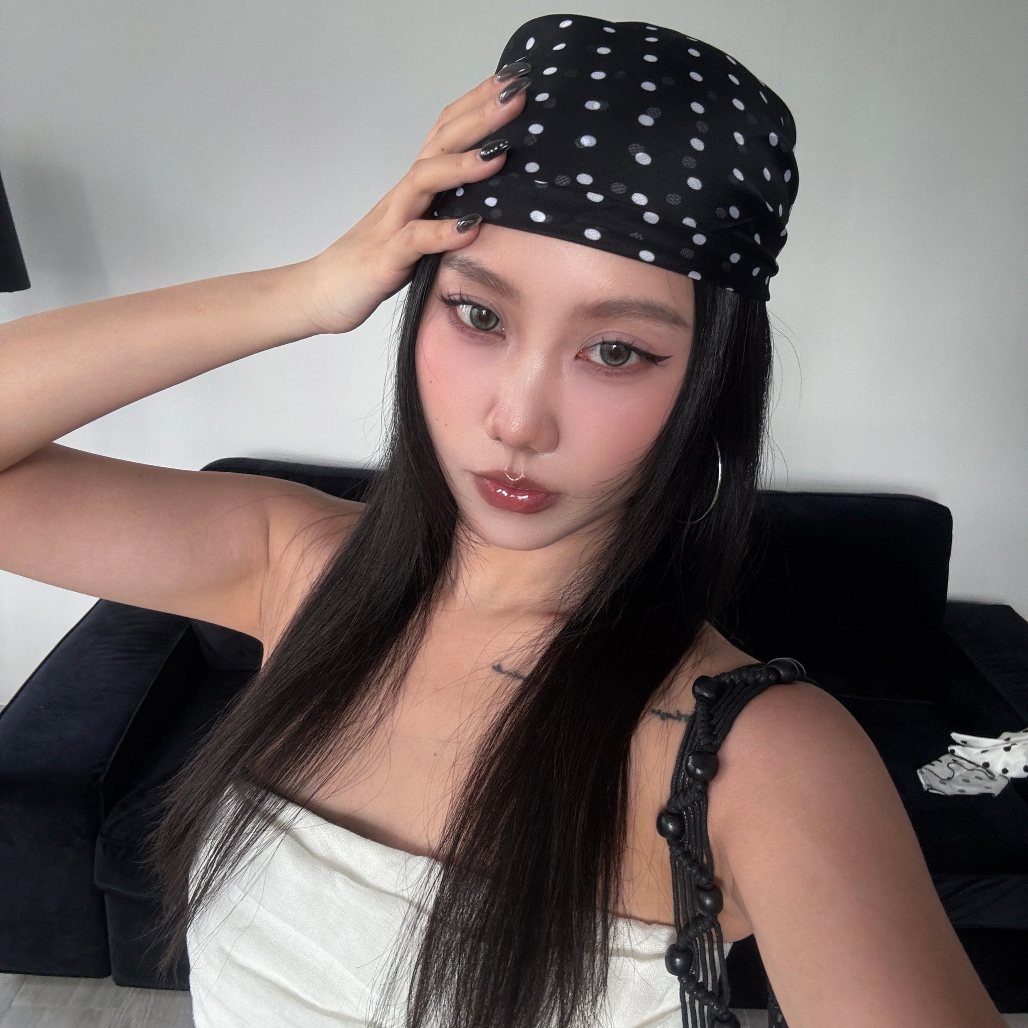 polka scarf