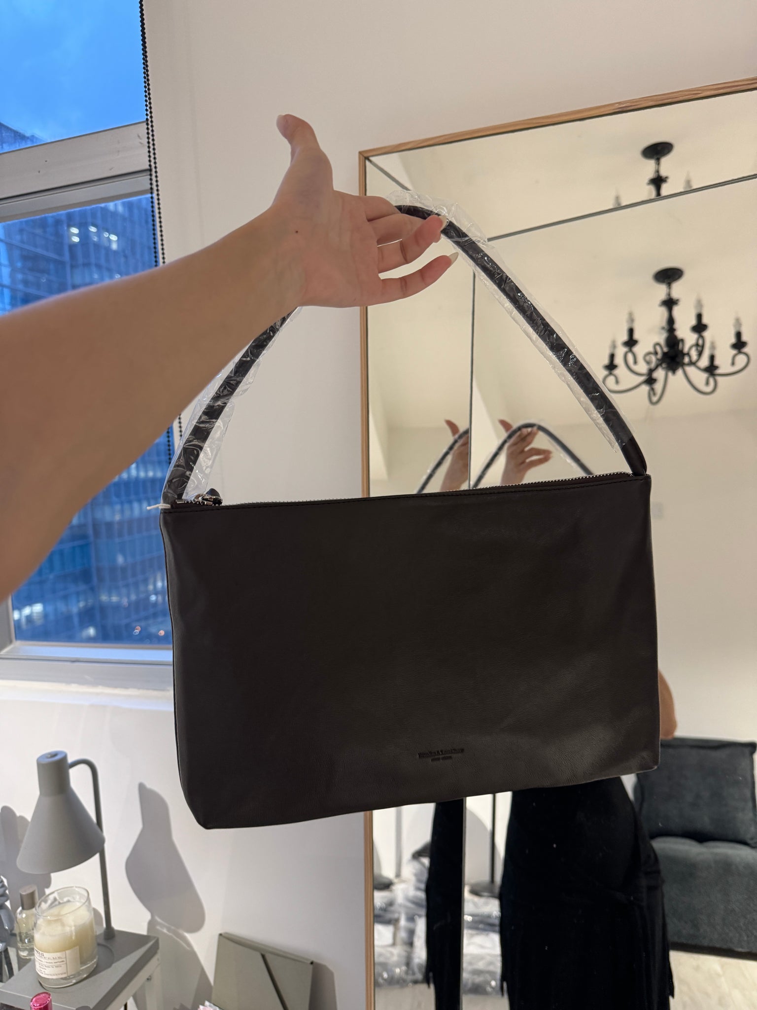 classic lambskin tote