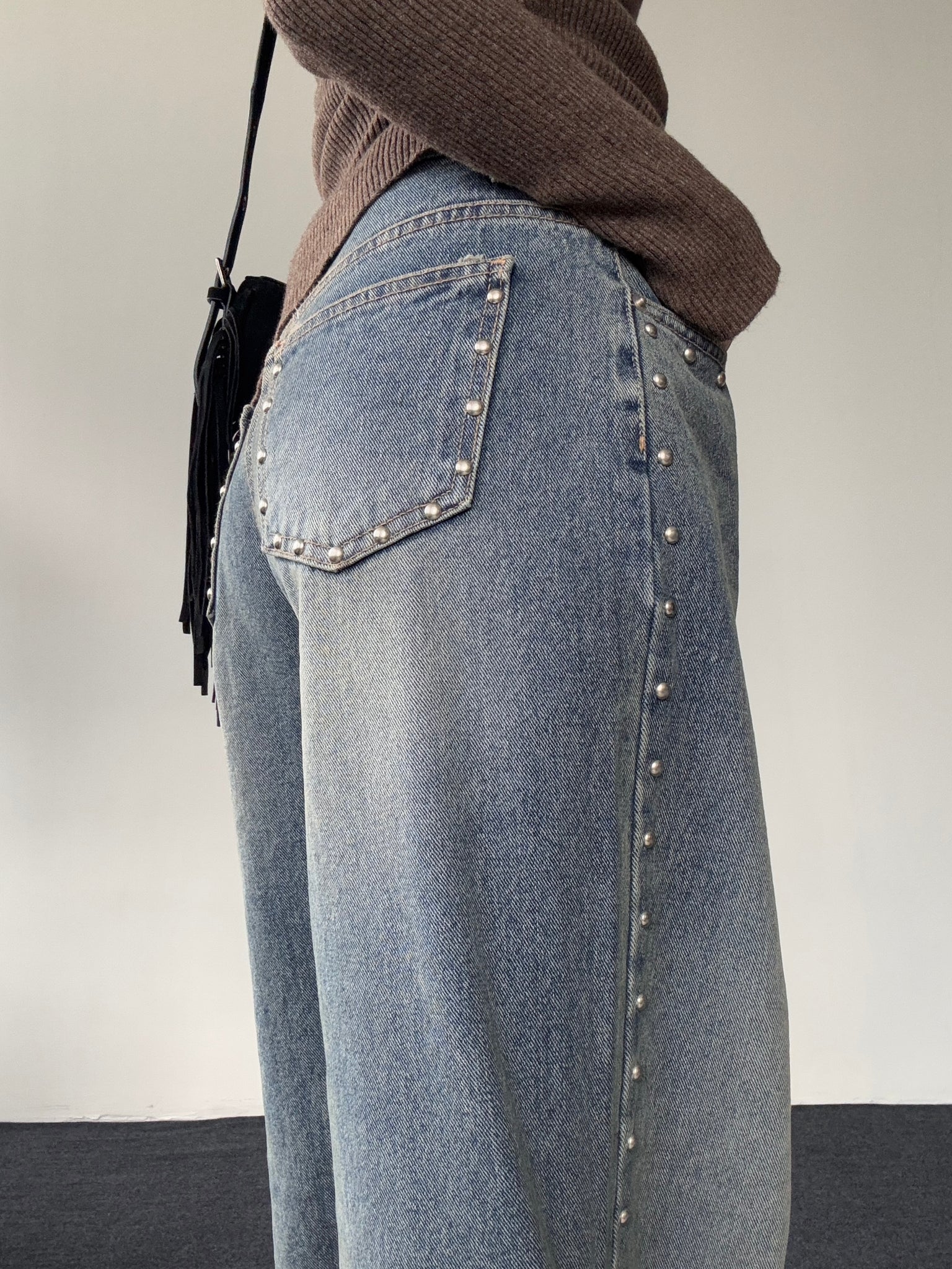 stud denim