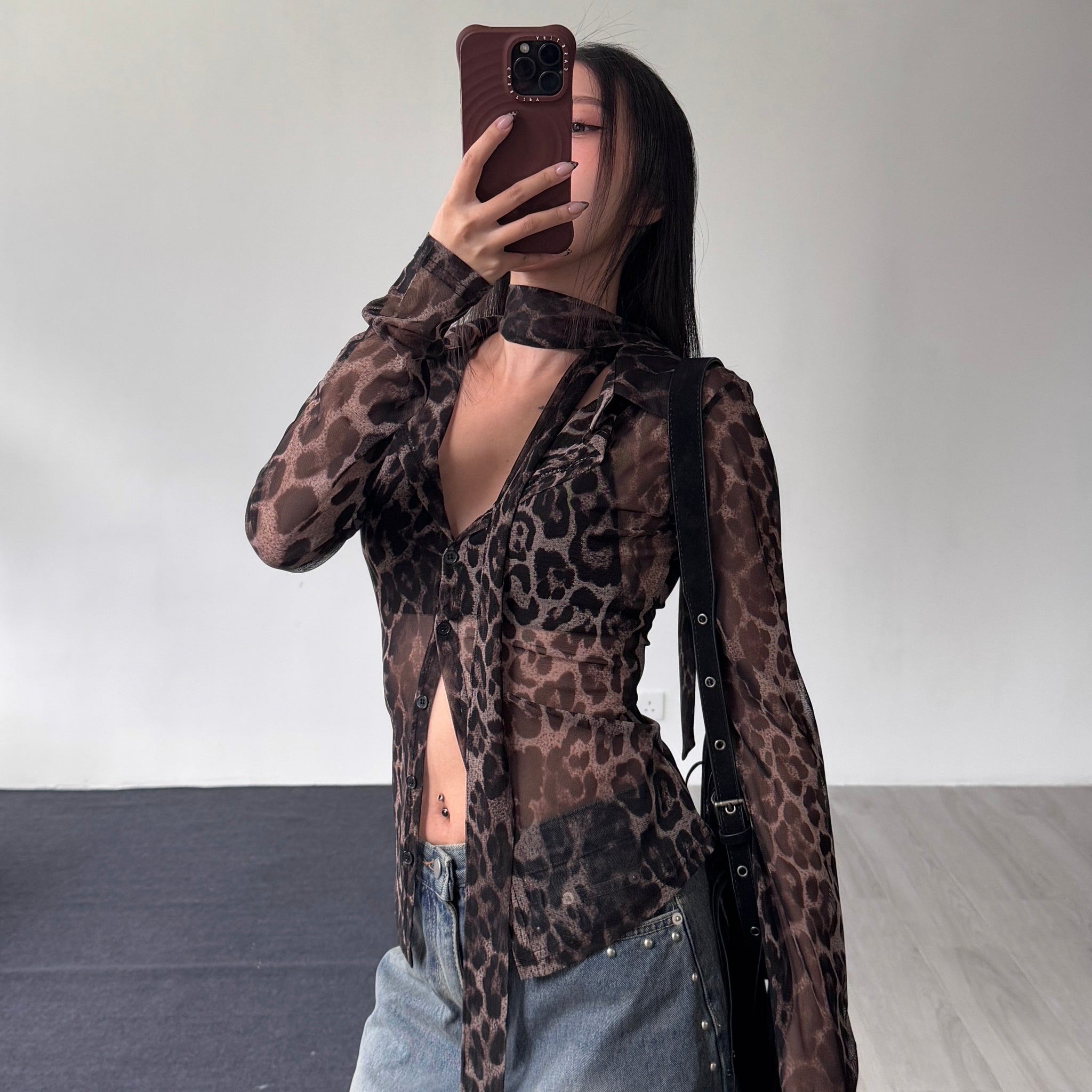 leopard see through