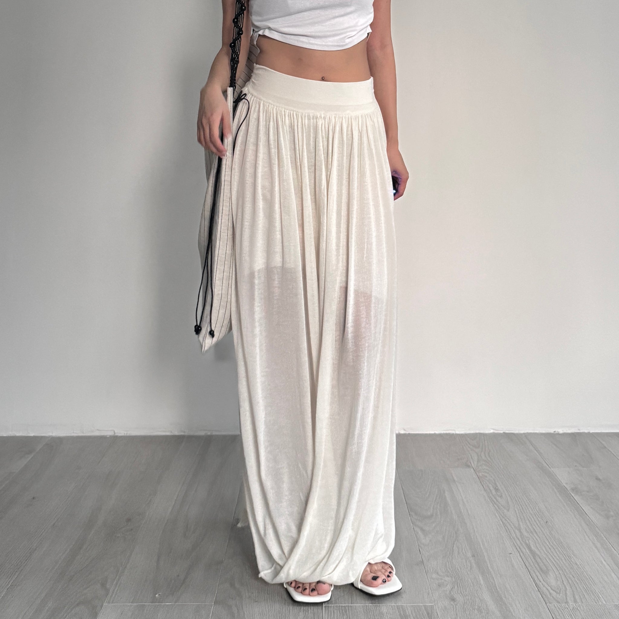 sea shell tencel skirt