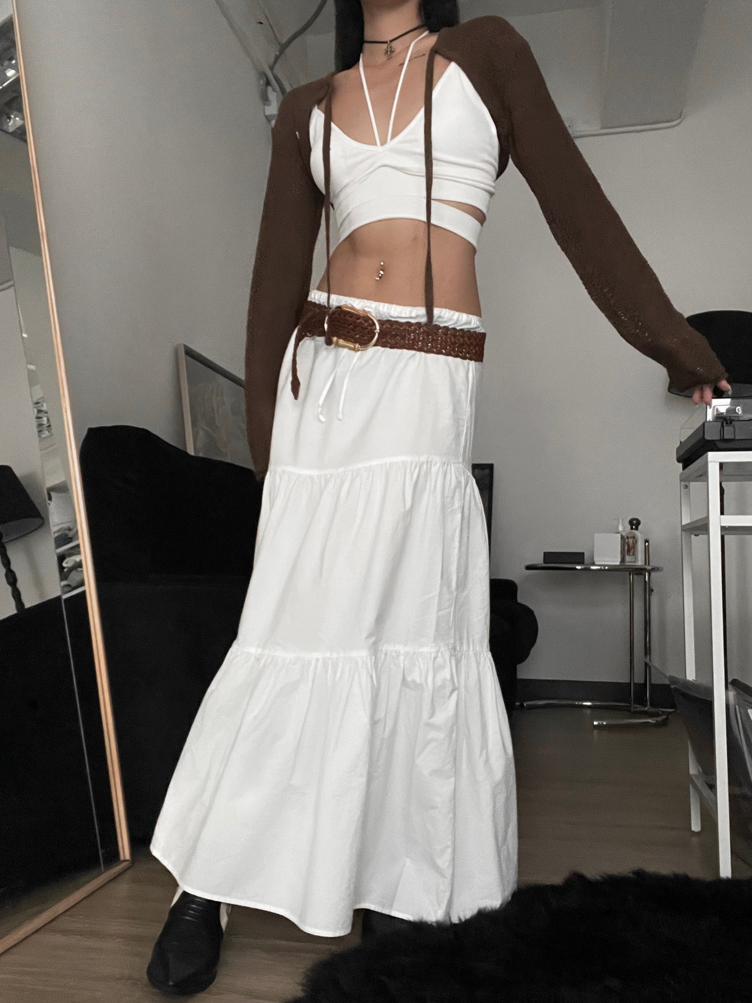 victorian maxi skirt